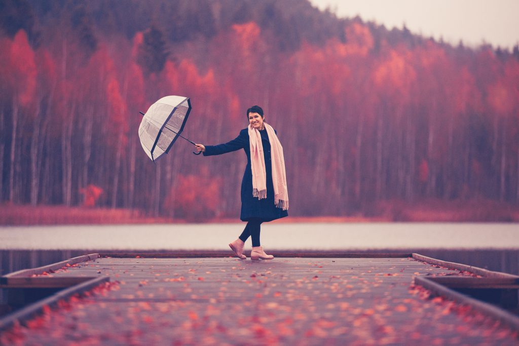 autumn umbrella