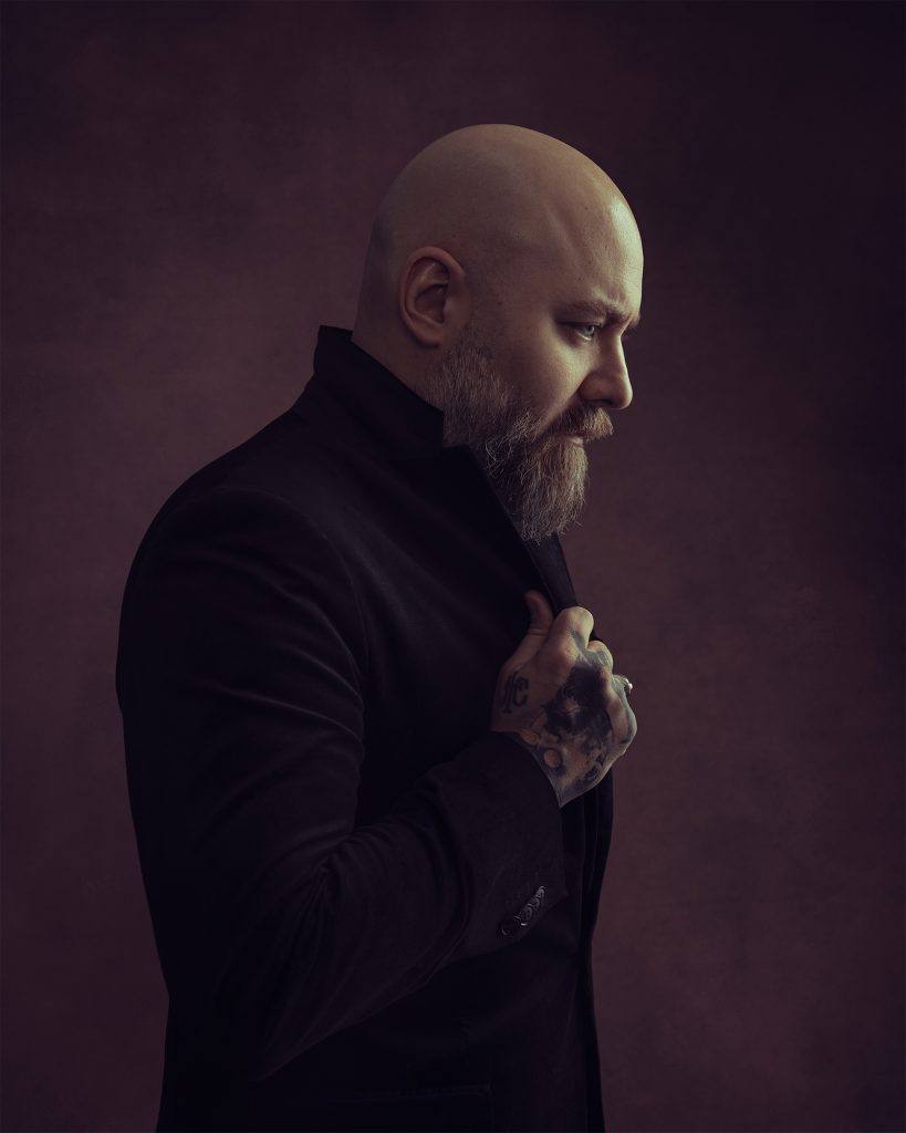 Okan Ö painterly portrait piamariaarenius